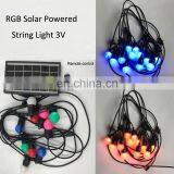 Energy Saving RGB Solar Powered String Light With Remote Control for Halloween Christmas Party Lights thumbnail-4