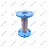 DN50 stainless steel 304 flange connection high pressure metal braided hose used in industry
