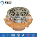 Floor Drain With Round Adjustable Nickel Bronze Strainer thumbnail-2