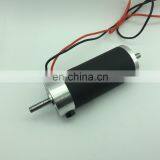 52mm High Speed Replaceable Brush dc Motor CNC Dual Shaft Upto 350w thumbnail-2