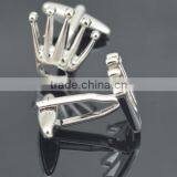 Cufflinks 1Pair Silver Design Fashion Shirt Men Party Wedding Men Gift Crown thumbnail-4