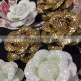 Gold Sliver Rose Boutonniere Brooch Corsage Tuxedo Wedding Prom Party Lapel Pin thumbnail-5