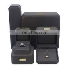 Custom Logo Wholesale Octagonal Shape Gray Microfiber Bangle Box thumbnail-5