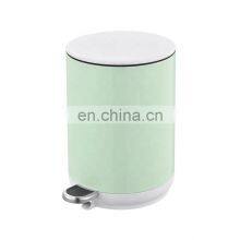Hot Sell 5L Waste Bin Slim Cover Bathroom Waste Bin High Quality Metal Waste Bin