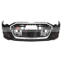 RS6 Front Bumper for Audi A6 S6 C7 With Center Honeycomb Mesh High Quality Bumper Grill 2012-2015 thumbnail-5