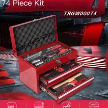 Socket Set Portable Ratchet Wrench Jack Auto Repair Tool Box thumbnail-5