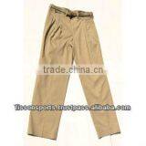 Chino Pants / Chino Trouser /poly Cotton Belted Trouser thumbnail-1