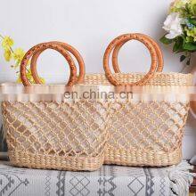 Water Hyacinth Handbag New Arrival Beach Bag Hottest Trend 2022 Wholesale in Bulk thumbnail-2