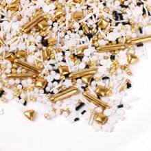 Luxury Party Cake Decorations Edible Gold Metallic Sprinkles for Bakery Decoration Ingredients
