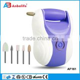 4pcs stainless steel professional manicure pedicure in white plastic handle