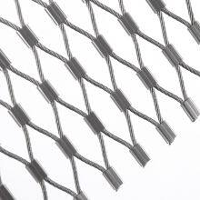 High-altitude Anti-fall Protective Net Handmade Steel Wire Rope Net 304 Stainless Steel Rope Net Invisible Protective Net thumbnail-2