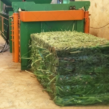 Fully Automatic Horizontal Hydraulic Waste Cardboard Paper Press Machine Straw Baler thumbnail-1