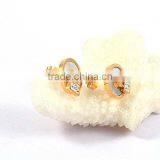 Golden Earring Designs for Women Lock Earrings thumbnail-4