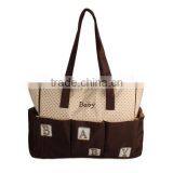 Wholesale Tote One Shoulder Mommy Baby Bag Diaper Bag thumbnail-3