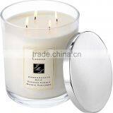 Clear Candle Glass Jars/glass Candle Holder With Metal Lid for Making Candles Supplier's Choice thumbnail-2