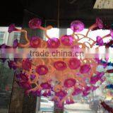 Modern Glass Pendant Lamp, Hand Blown Glass Pendant Light for Chandelier RT8005 thumbnail-4