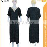 100%Rayon dubai throbe islamic abaya with beads