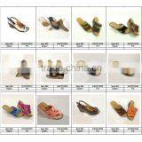 2016 PU Leather High-heeled Platform Slippers Wedge Heels Sandals Female Red White Black Mother Slippers thumbnail-3