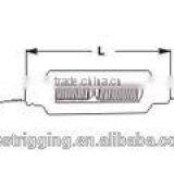 European Type Turnbuckle,ZP Carbon Steel Drop Forged Galvanized US Type Heavy Duty Wire Rope Turnbuckle thumbnail-4