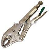 5" LAOA Curved Jaw Locking Pliers Fixed Pincers thumbnail-3