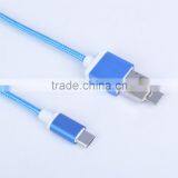 New Arrival Aluminium Alloy USB Data Cable for Mirco Usb Otg Cable / Braided Usb Charging Cable thumbnail-5