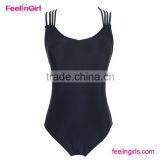 High Waist Strapless Beachwear Fabric thumbnail-5