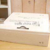 Shabby Chic 3 Grids Wooden Storage Box With Cover