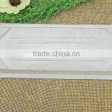 OPS Plastic Disposable Embossing Sushi Box Container Tray With Clear Lid thumbnail-5