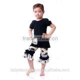 Fashion Boutique Popular Baby Clothes Wholesale Price Bulk Wholesale Kids Clothing Blank Top With Pocket for Baby Girl thumbnail-1