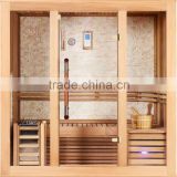 luxurious sauna room