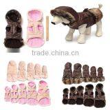 Hot Sale Best Price NEW Cute Pet Dog Clothes Soft Cotton Winter Coat Jacket Winter Warm Dog Button With Little Bow13.96 thumbnail-1