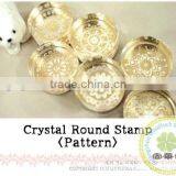 Custom Round Design Acrylic Stamper Display for Card thumbnail-1