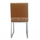 Silver Painting Metal Leg Dining Room Chair thumbnail-4