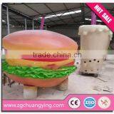 The model of the hamburger statue molds for sale