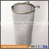 4" x 10" 300 Micron Hop Strainer Stainless Steel Brewing Filter