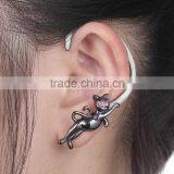 Women Wear Cheap Ear Cuff Jewelry Night Lights Cute Cat Earring thumbnail-4