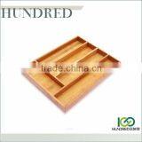 Bamboo Kitchen Drawer Organizer thumbnail-1