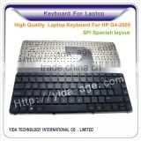 High Quality Spanish laptop keyboard for HP G4-2000 with low price