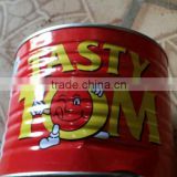 "TASTY TOM" Quality Canned Tomato Paste 70g, 210g, 400g, 800g, 2.2kg