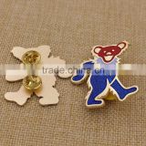 Custom cartoon lion shape lapel pin/kids badges as souvenir gifts