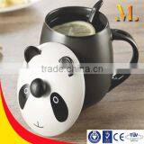 Panda Cat Creative Mugs China Cup Drinkware Handle Spoon Mugs Children Gifts thumbnail-4