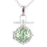 wholesale europe fashionable design high quality green chime 20mm ball locket pendant