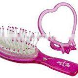 Hair Brush With Heart Shape Pocket Mirror thumbnail-1