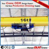 3D Design Drawing Electric Single Girder 10 Ton Overhead Crane With Electric Hoist thumbnail-5