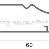 6063 T5 Aluminium Profile With PVC Wood Grain for Silding Door -GL164 thumbnail-2