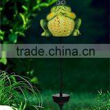 Outdoor Ceramic Animal Shape Led Solar Powered Garden Lawn Ornaments