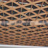SGS Tested Roller Coated Aluminum Suspended Triangle Grid Ceiling Open Grid Ceiling thumbnail-5