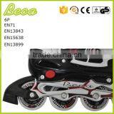 Foshan Manufacturer Wholesale 4 Colors PU Wheel Red Inline Skate Shoes With Flashing thumbnail-5
