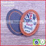 Customized PU round leather patches