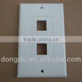 Dual Port RJ45 70*115mm Faceplate thumbnail-1